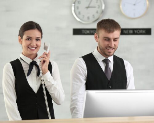 receptionist uniforms