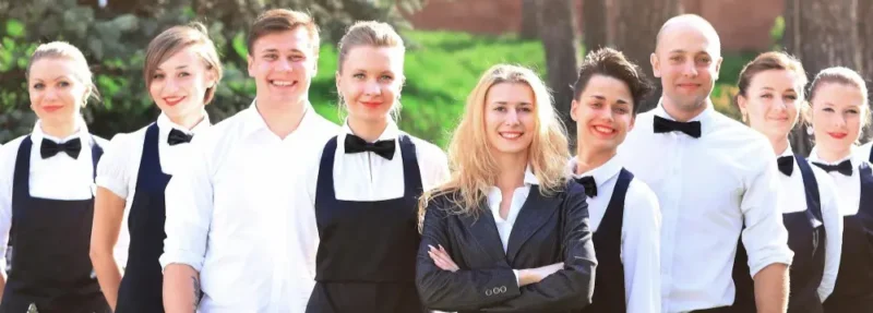 Hotel uniforms in Saudi Arabia for staff preparing for a new hotel opening