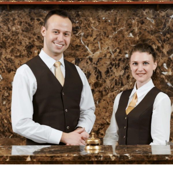 hotel receptionist uniform