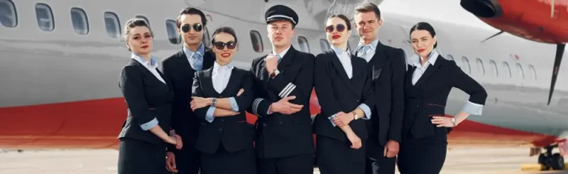 Aviation uniforms in the UAE for airlines, cabin crew, and ground staff